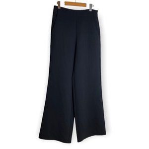 Aritzia Wilfred Black Halley Wide Leg Trousers